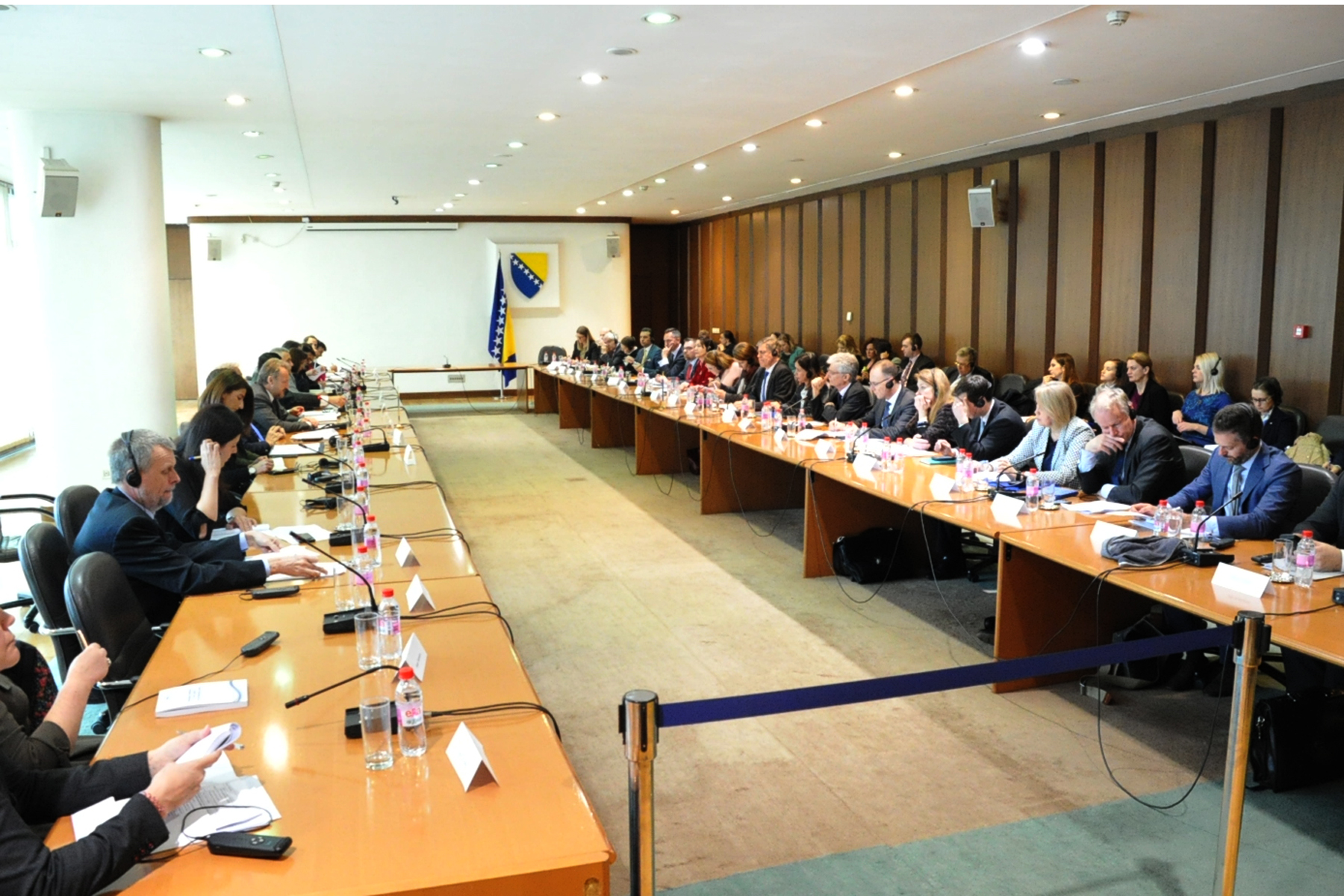 Чланови колегијума и посланици оба дома Парламентарне скупштине БиХ разговарали са члановима Радне групе Савјета ЕУ за западни Балкан
